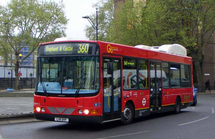 London Central Wrightbus Electrocity WHY11